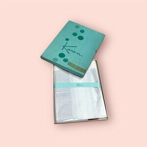 3 Pairs of Vintage Karen Suntan Pantyhose 812 9 1/2 Seamfree Boxed MCM Housewife